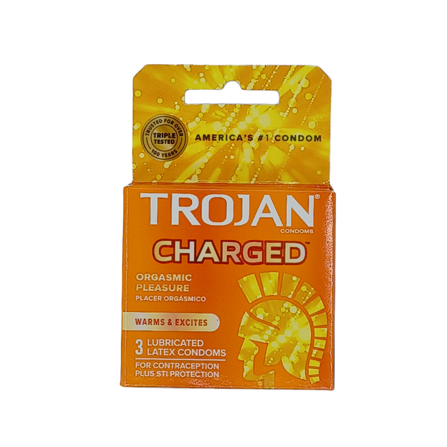 Trojan Charged 6pk/3ct