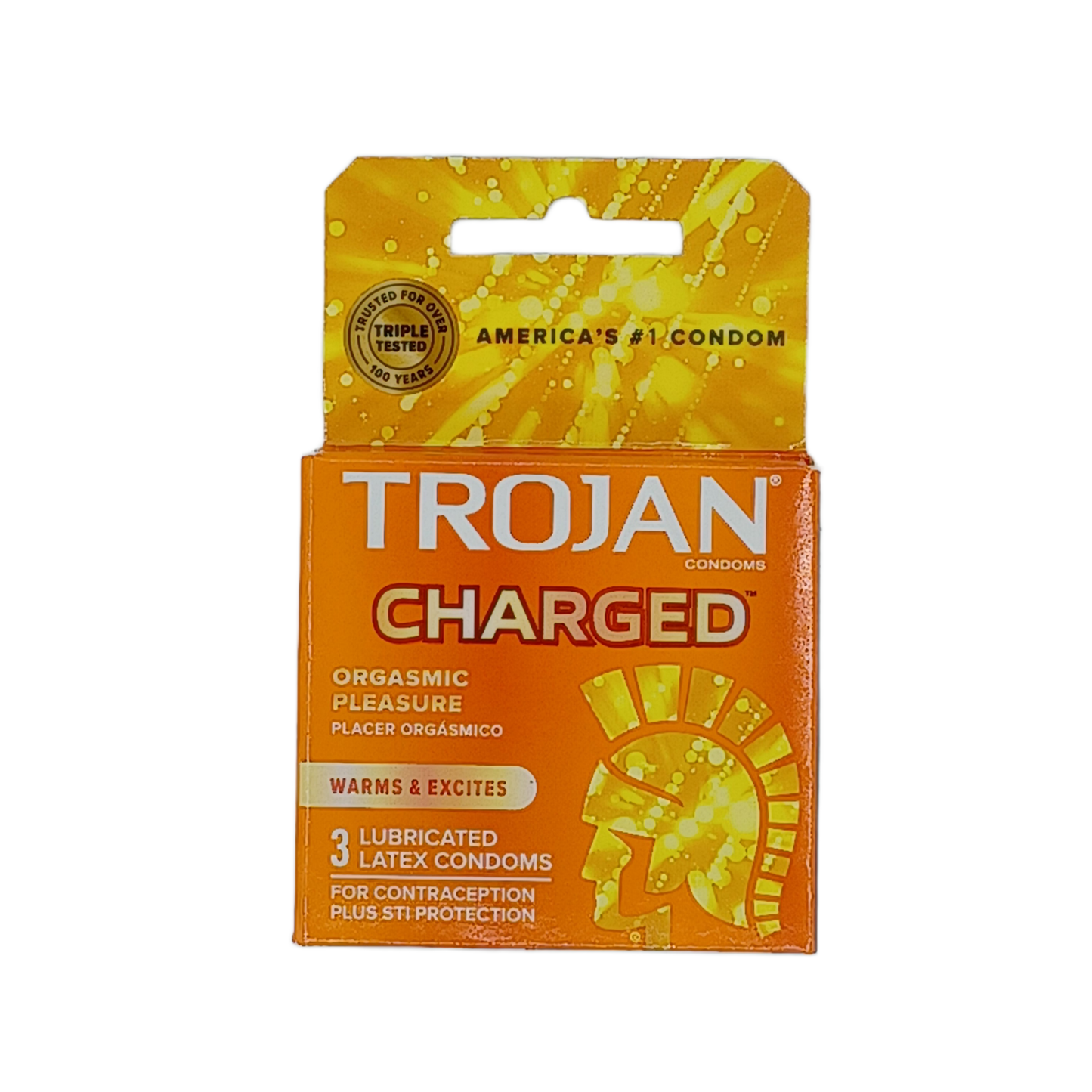 Trojan Charged 6pk/3ct