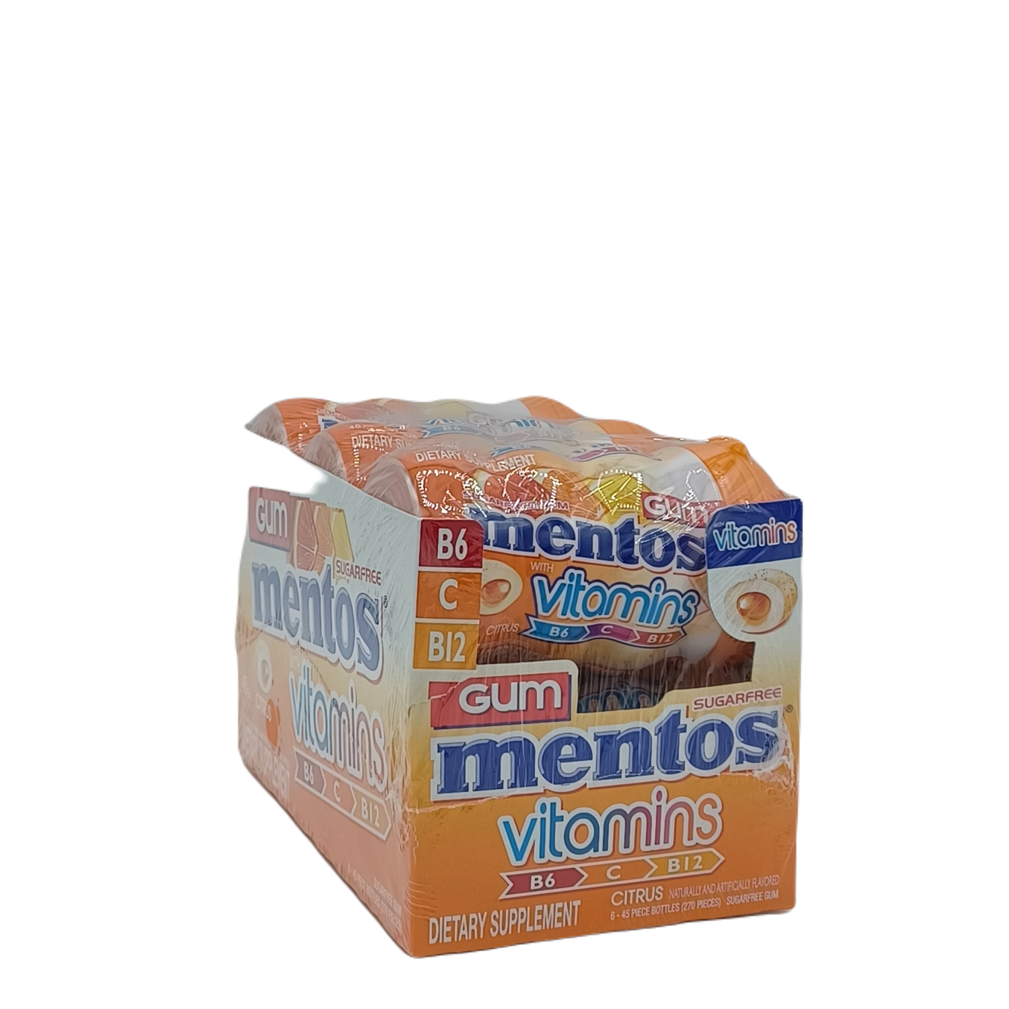 Mentos Vitamins Citrus 6ct