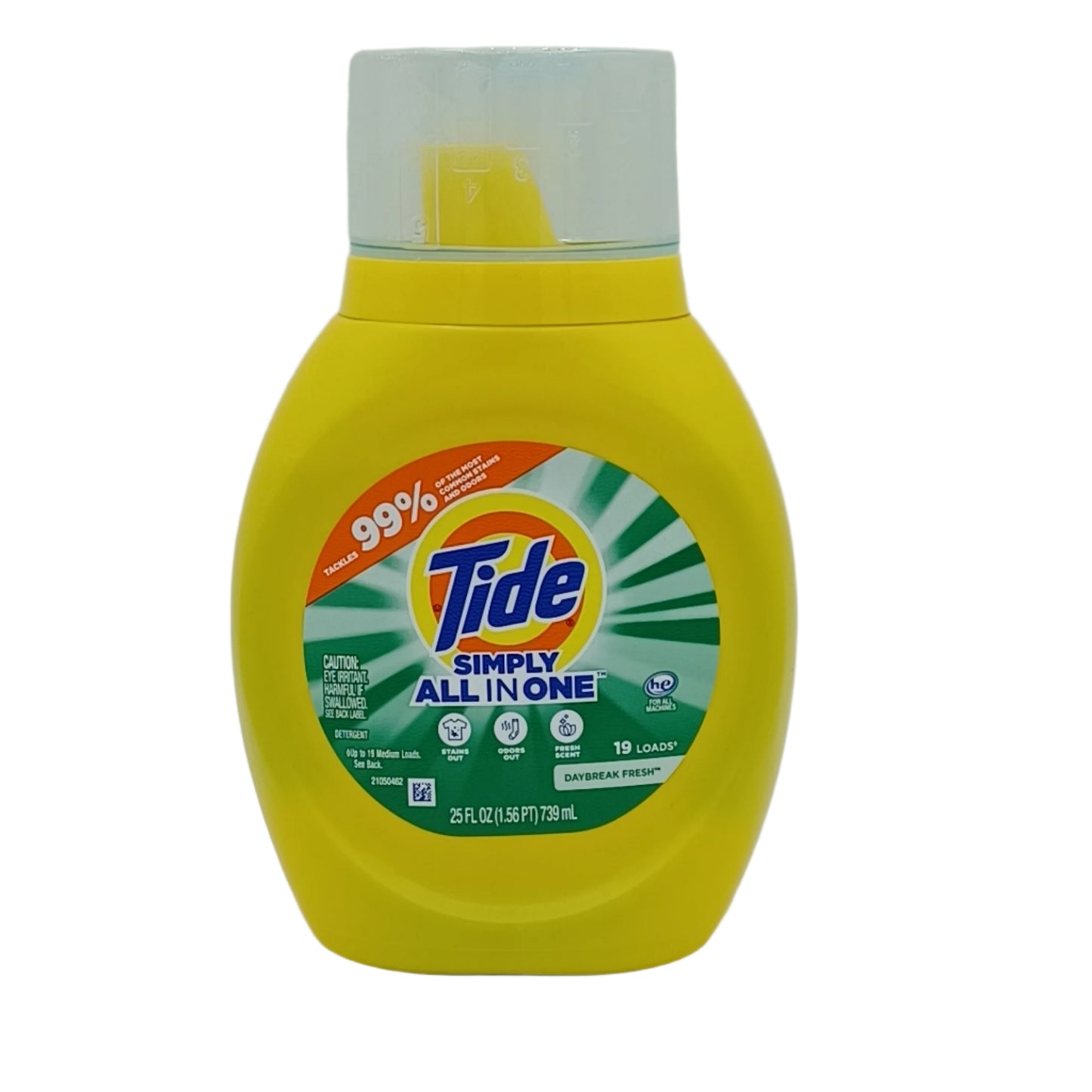 Tide Liquid Detergent All1 Daybreak Fresh 19L 25oz