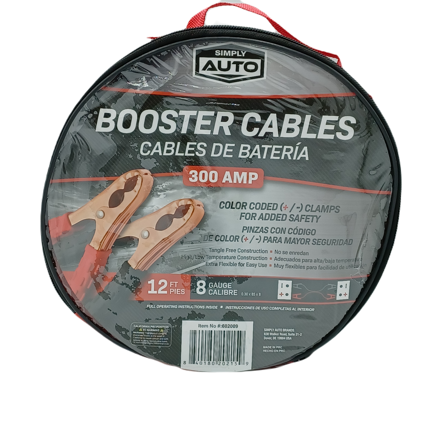 Simply Auto Booster Cables 300AMP