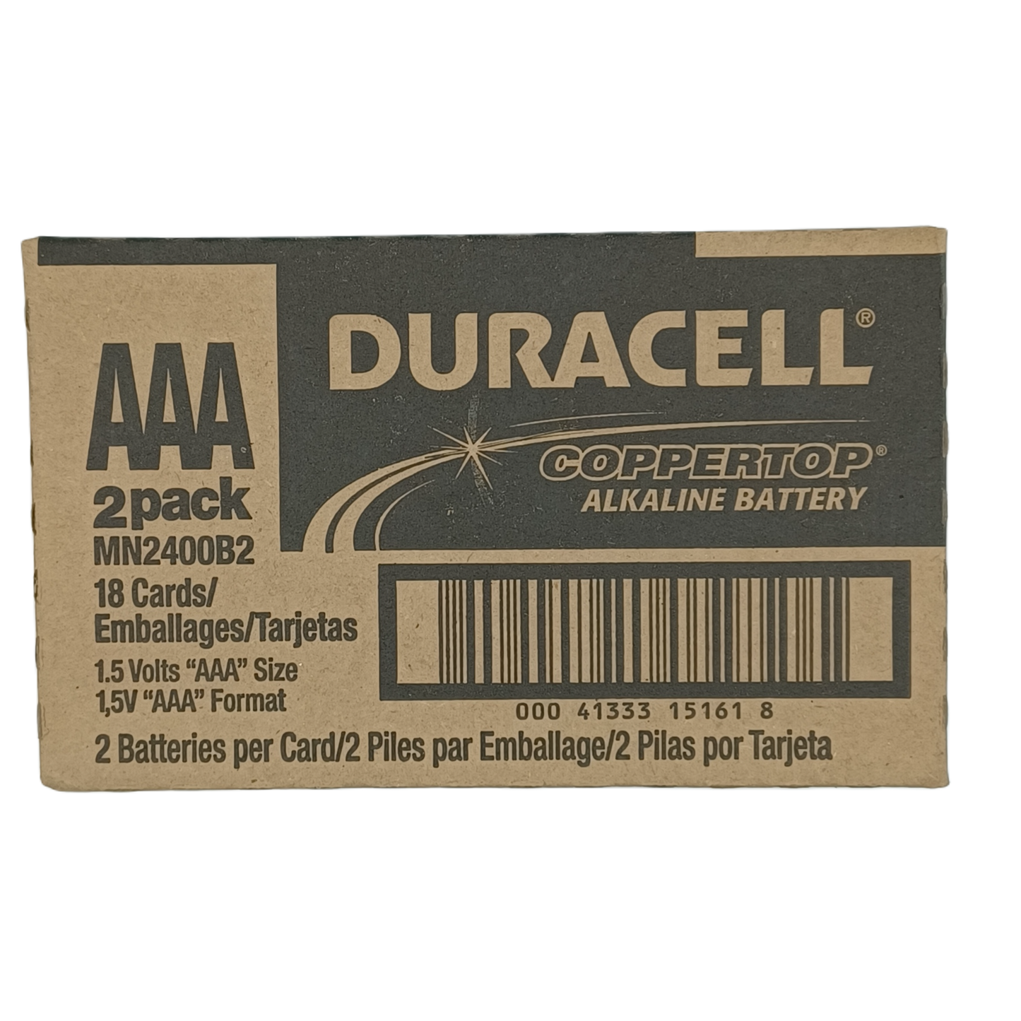 Duracell AAA Batteries 2pk/18ct