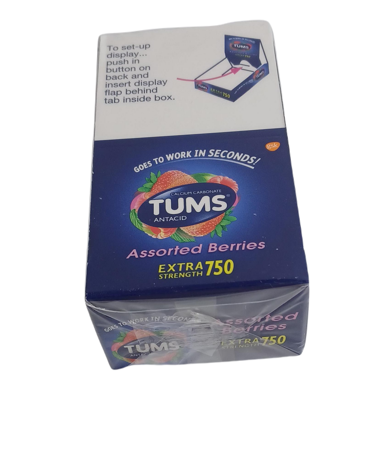 Tums Assorted Berries 750Extra Stregnth 12ct