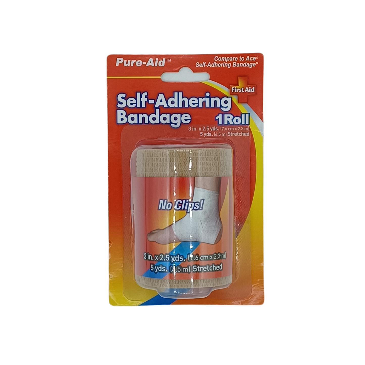 Pure Aid Self Adhering Bandage Roll