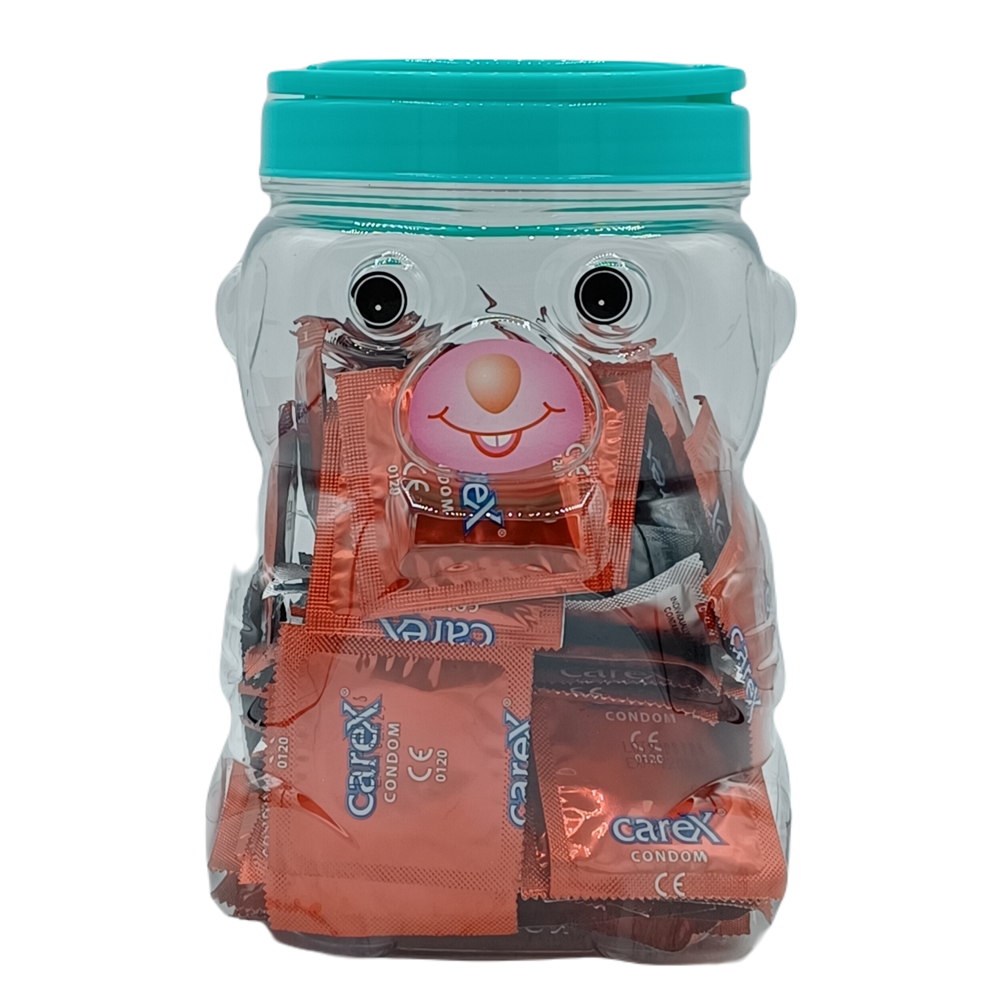 Carex condom jar 96ct