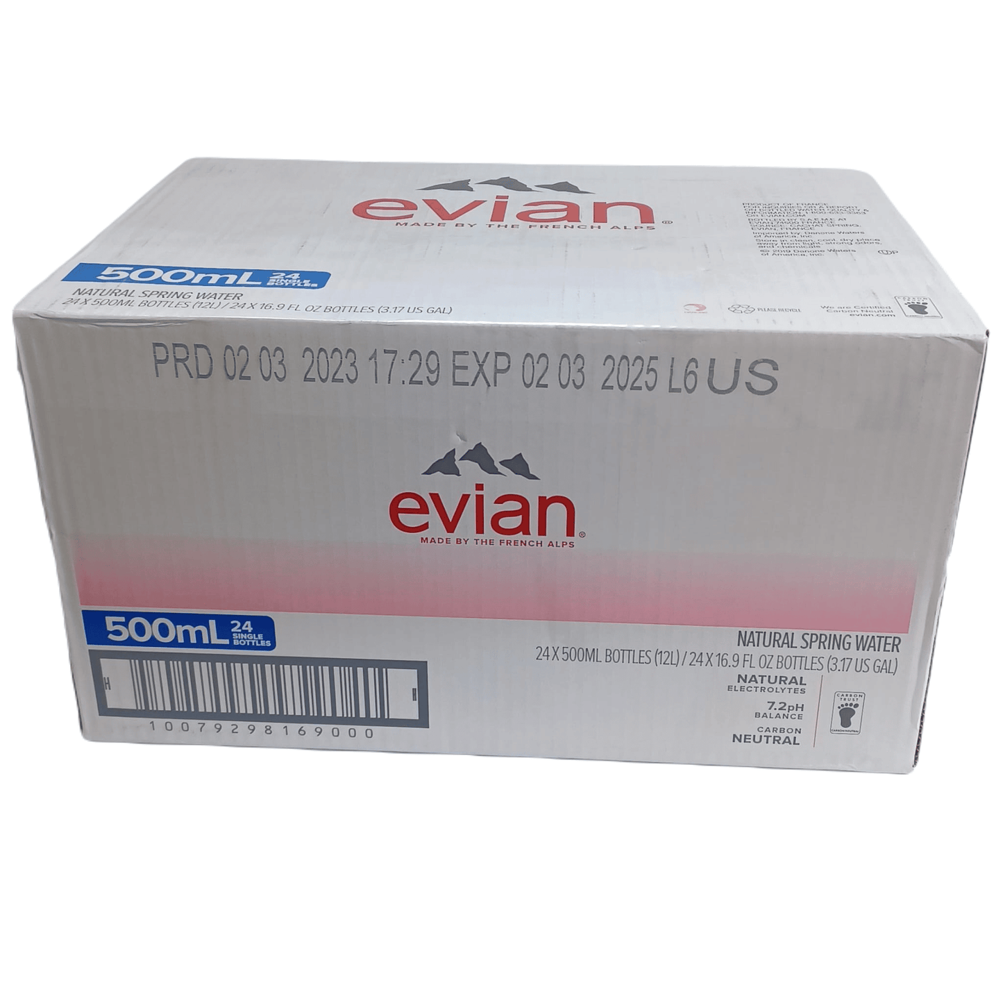 Evian 16.9oz/24ct 500ml