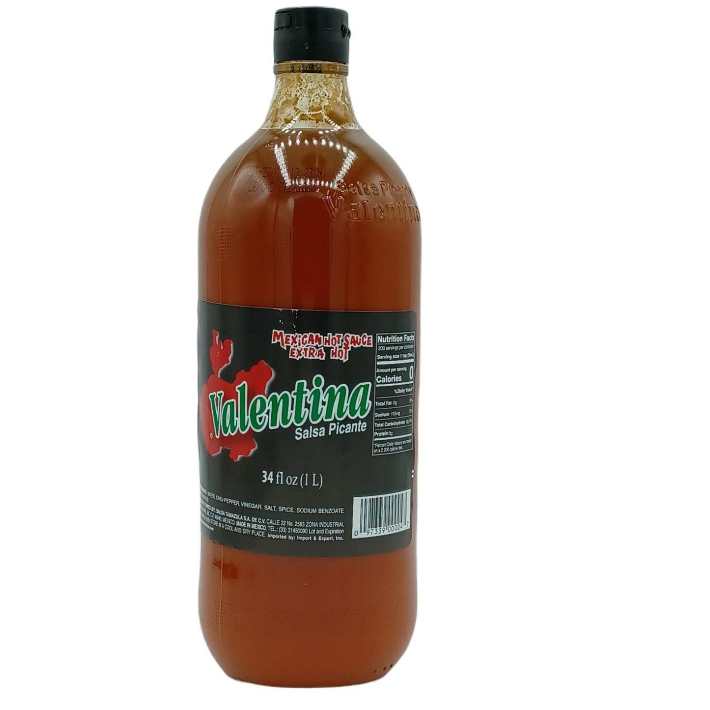 Valentina Black Salsa Picante 34oz