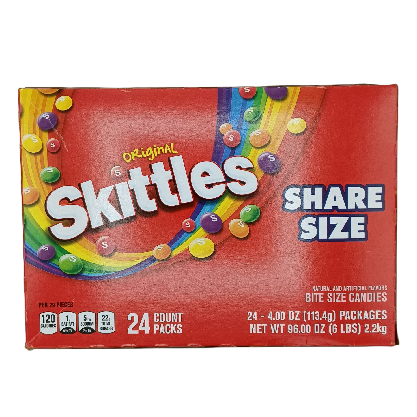 Skittles Original Bite Size Share Size 4oz/24ct