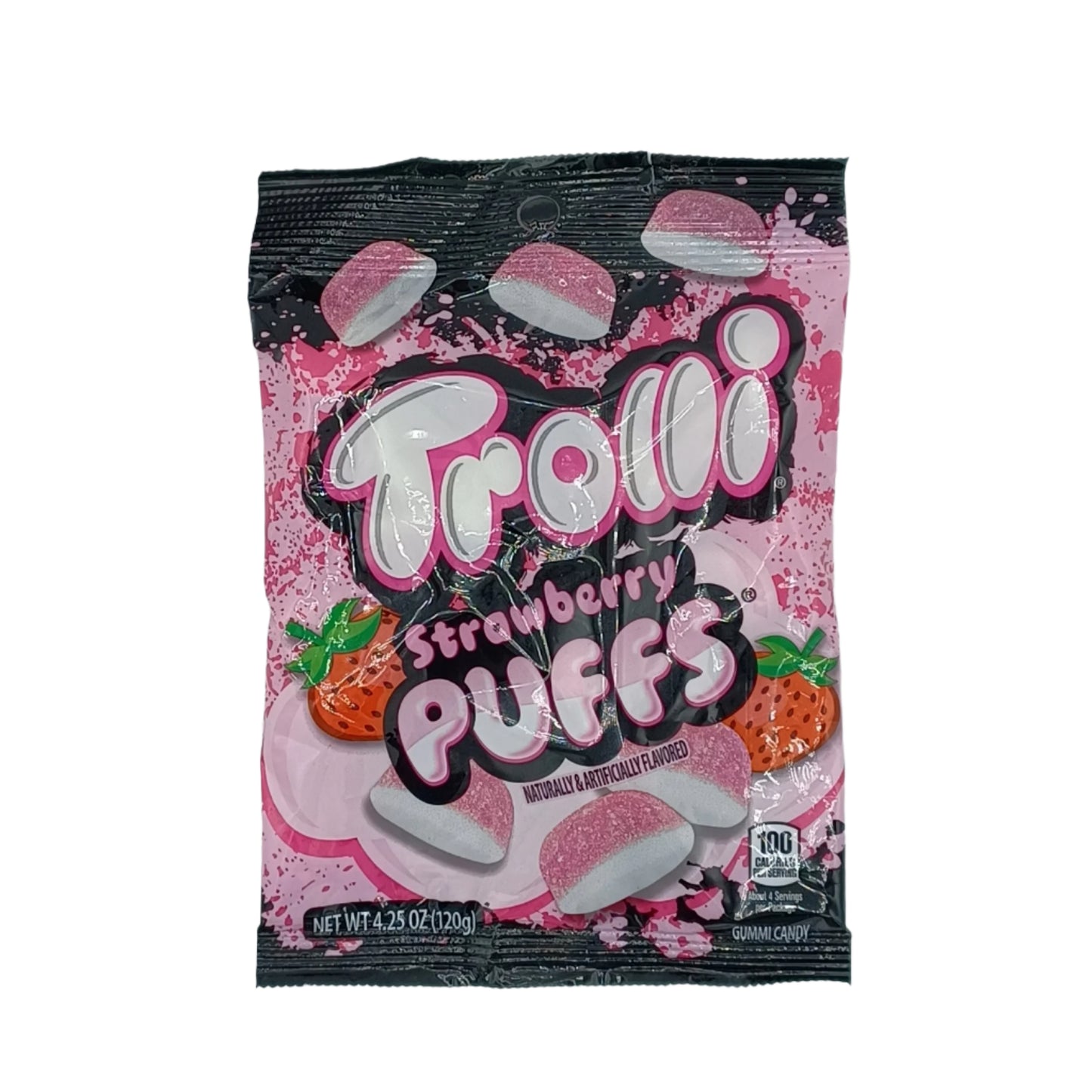 Trolli Strawberry Puffs 4.25oz PEG