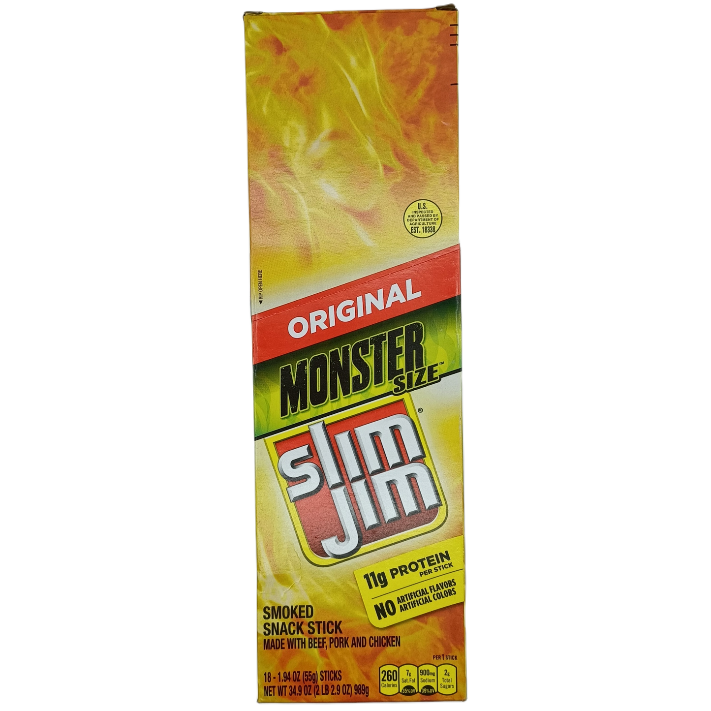 Slim Jim Monster Orginal 1.94oz/18ct