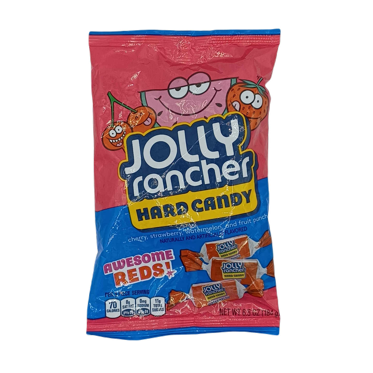 Jolly Rancher Hard Candy Awesome Reds 6.5oz