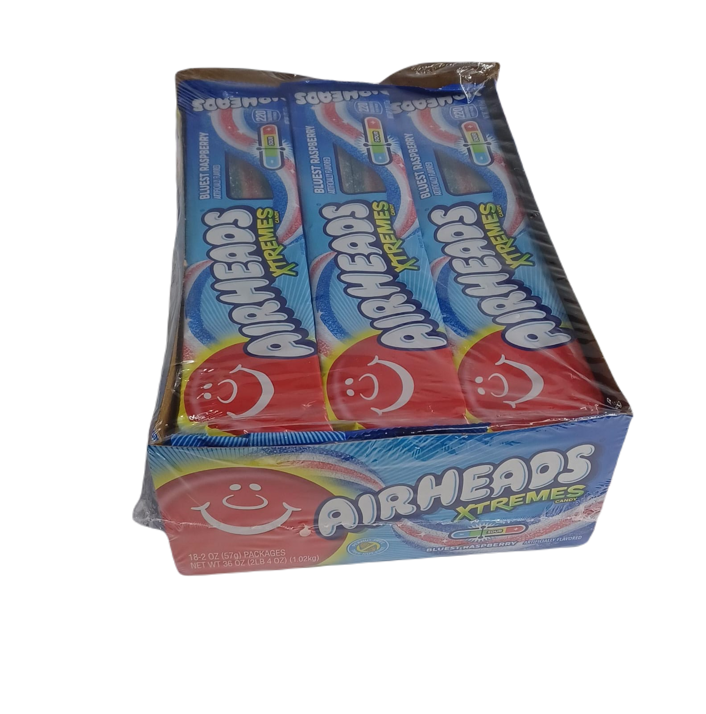 AirHeads Xtremes Bluest Raspberry 18ct