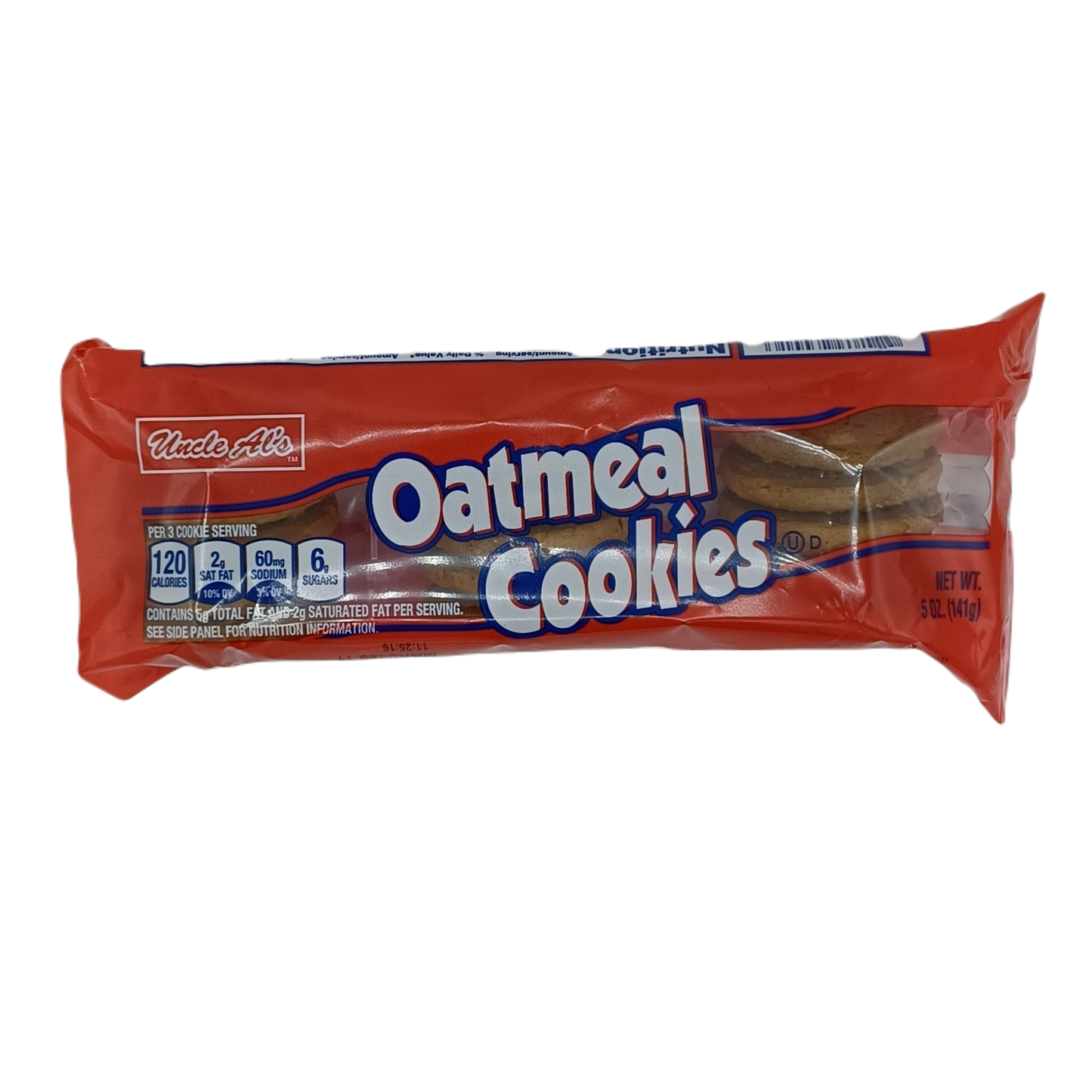 Uncle Al's Oatmeal Cookies 5oz