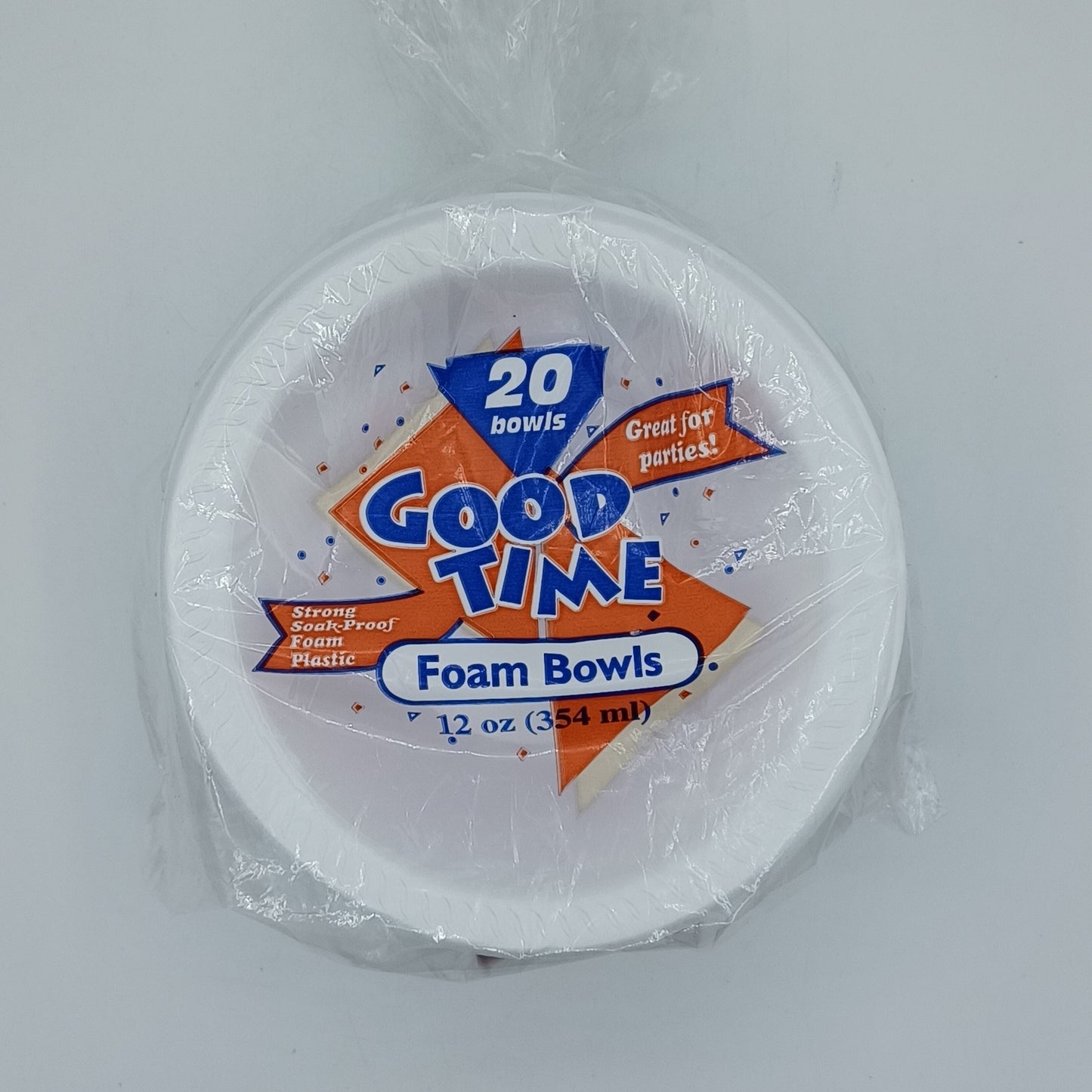 Good Time Foam Bowls 6"12oz/20ct