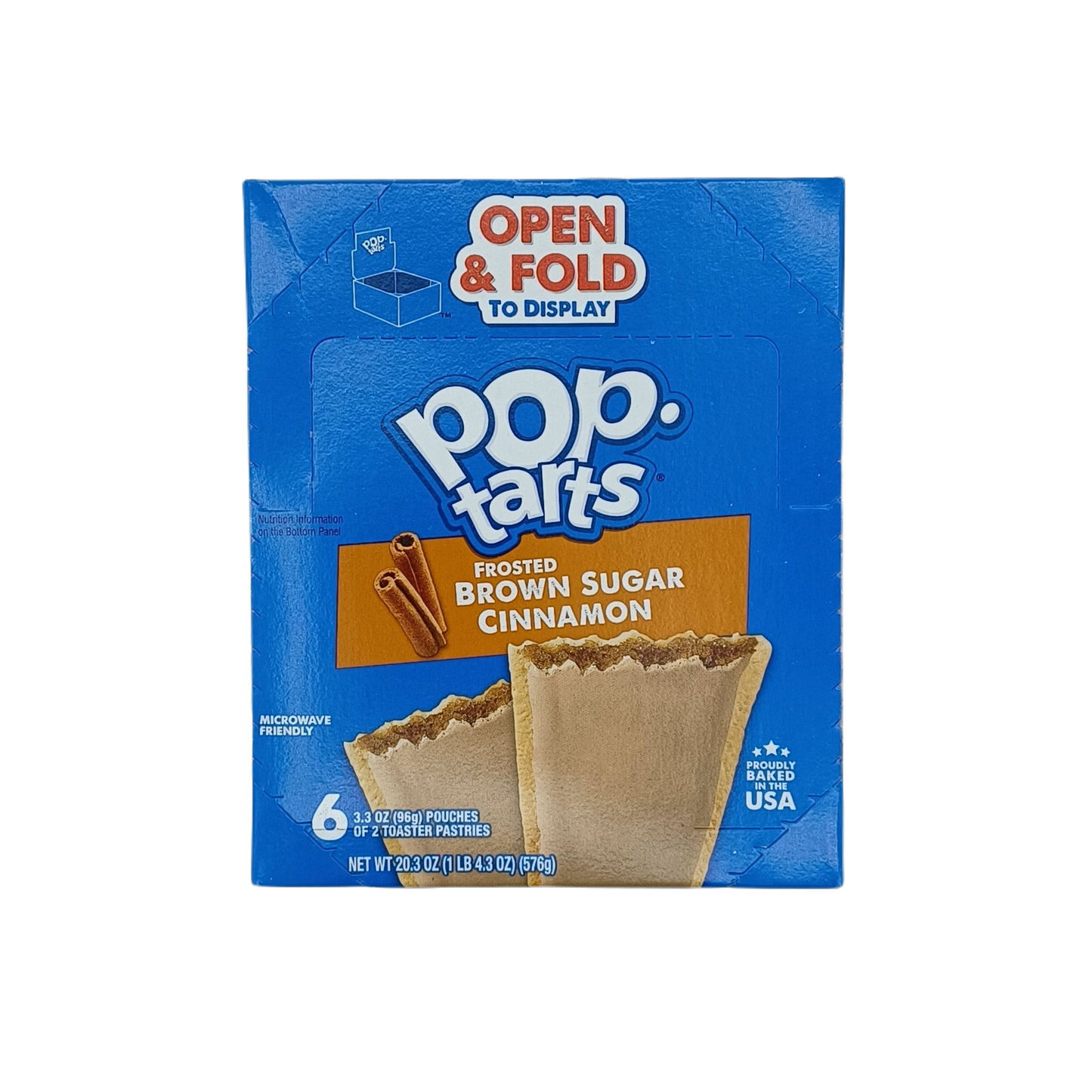 Pop Tarts Frosted Brown Sugar Cinnamon 6ct/20.3oz