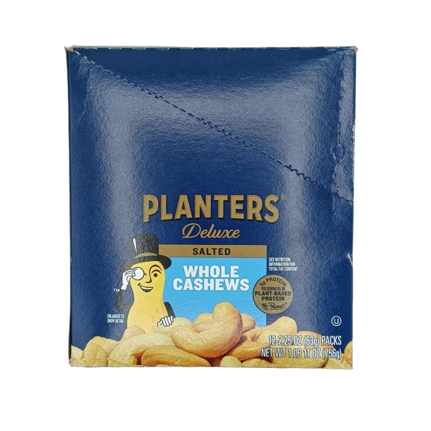 Planters Salted Whole Cashews 12ct
