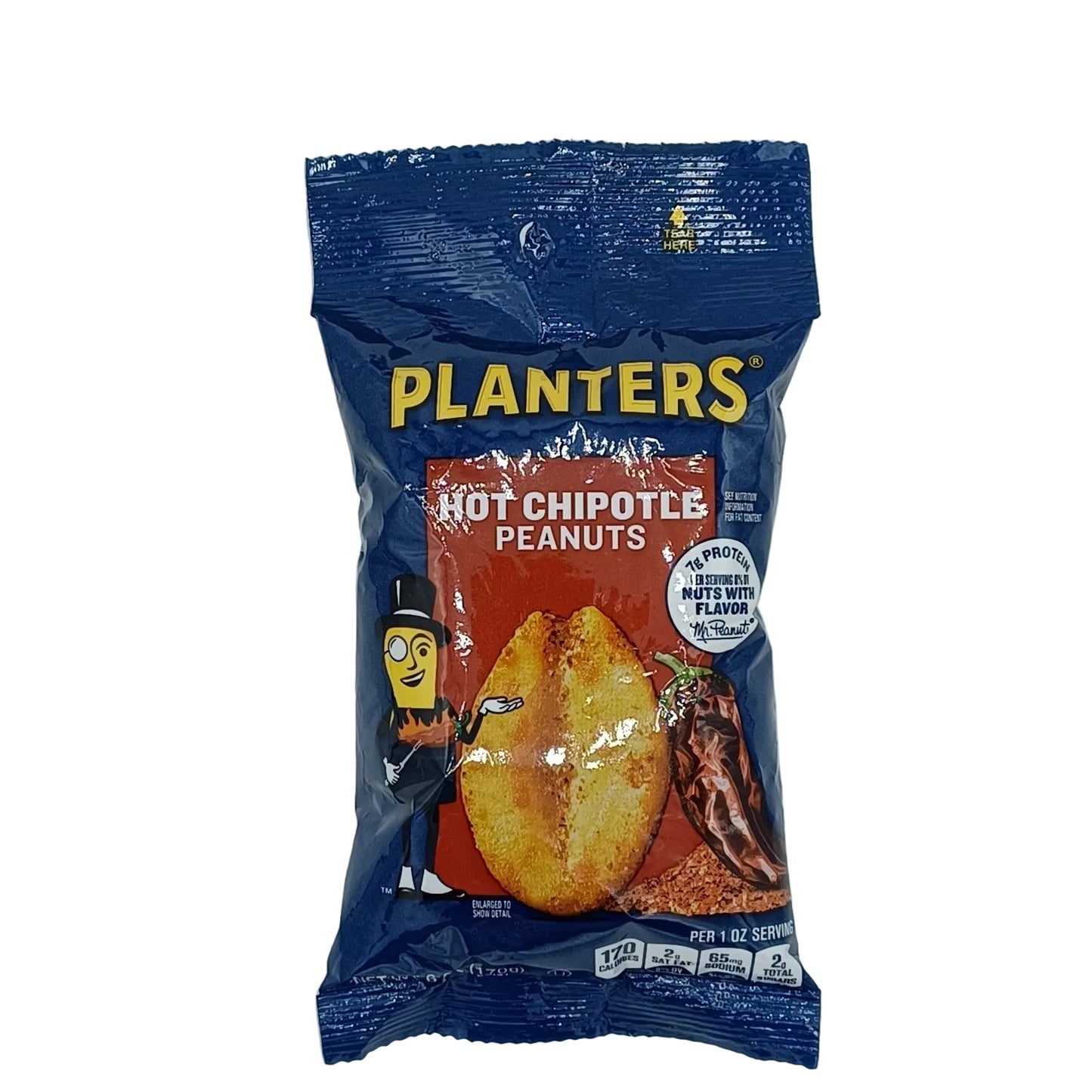Planters Wicked Hot Chipotle Peanuts 6oz