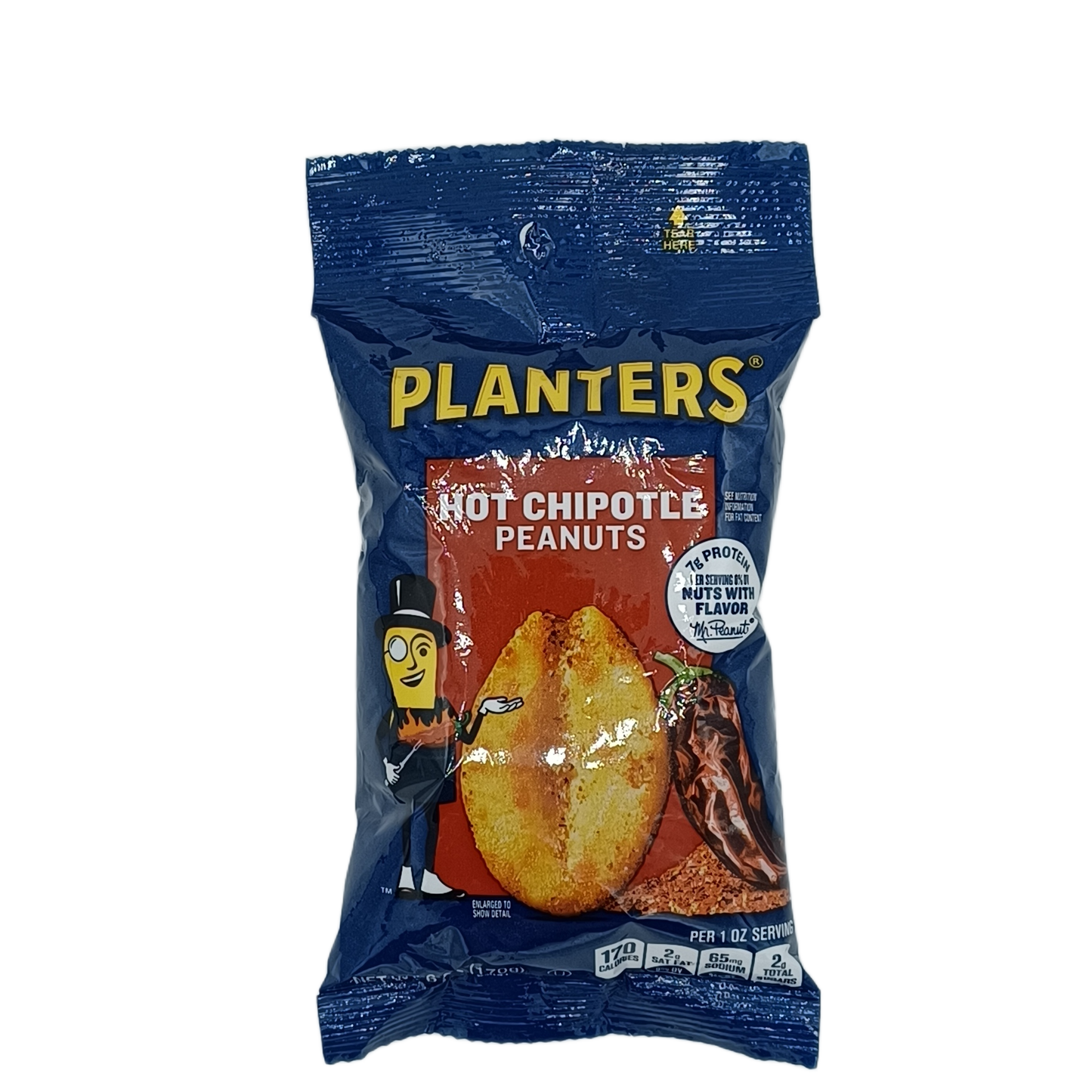 Planters Wicked Hot Chipotle Peanuts 6oz