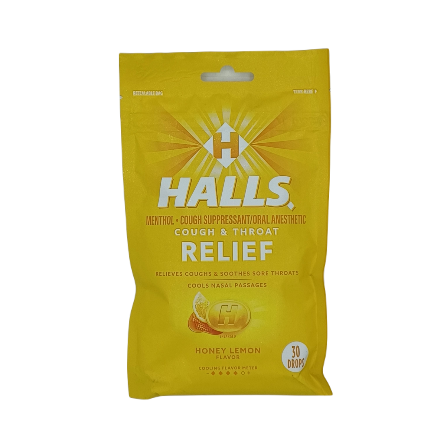 Halls Relief Honey Lemon 30ct