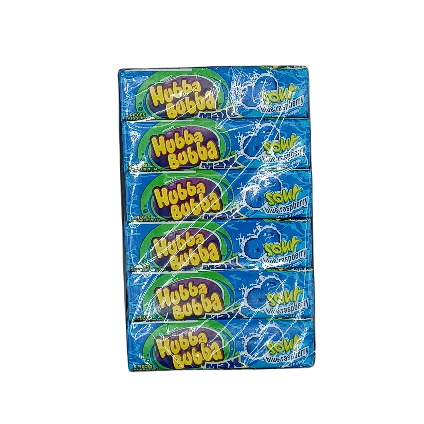 Hubba Bubba Sour Blu Rasp 18ct