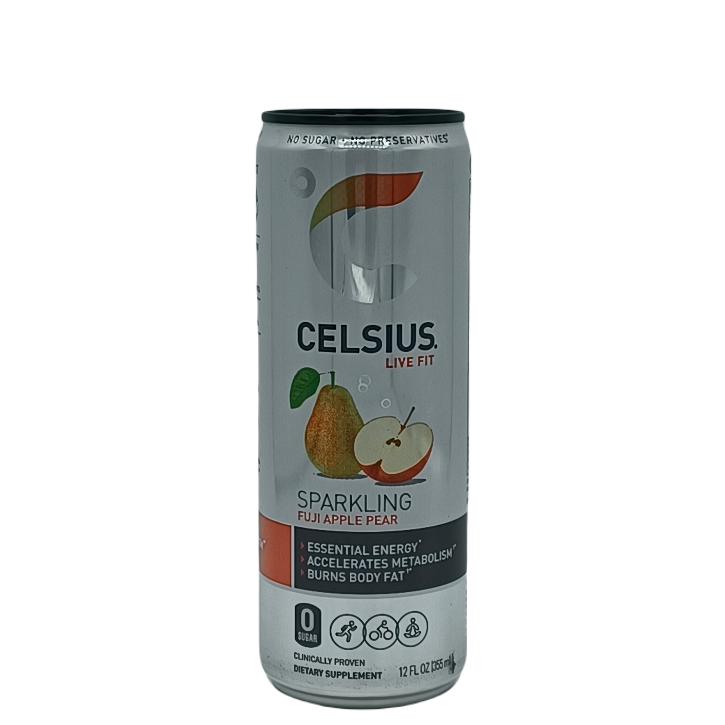 Celsius Sparkling Fuji Apple Pear 12oz/12ct