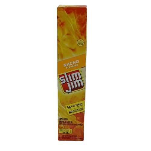 Slim Jim Nacho 0.97oz/24ct