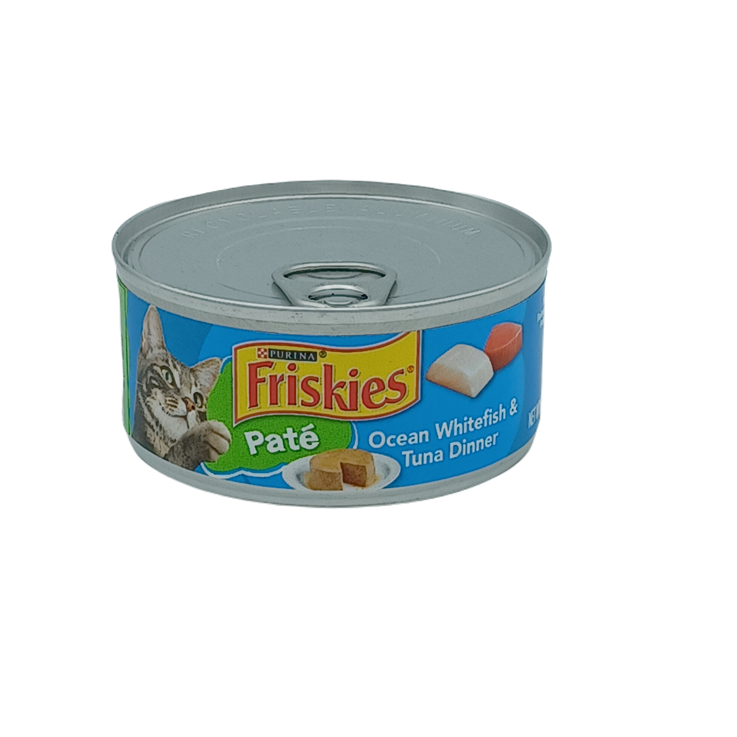 Friskies Pate Ocean White Fish & Tuna 5.5oz Can