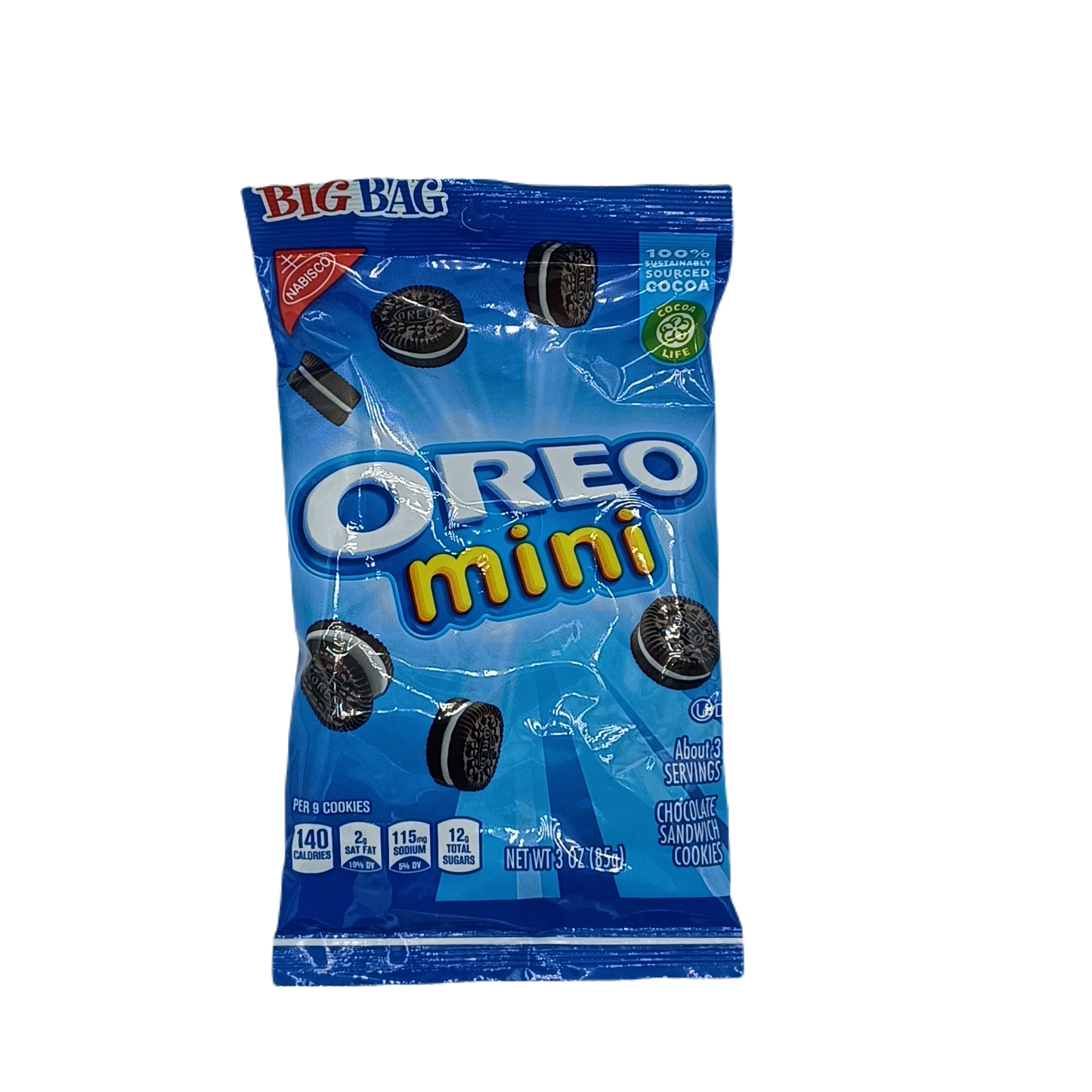 Oreo Mini Choc Cookies 3oz PEG