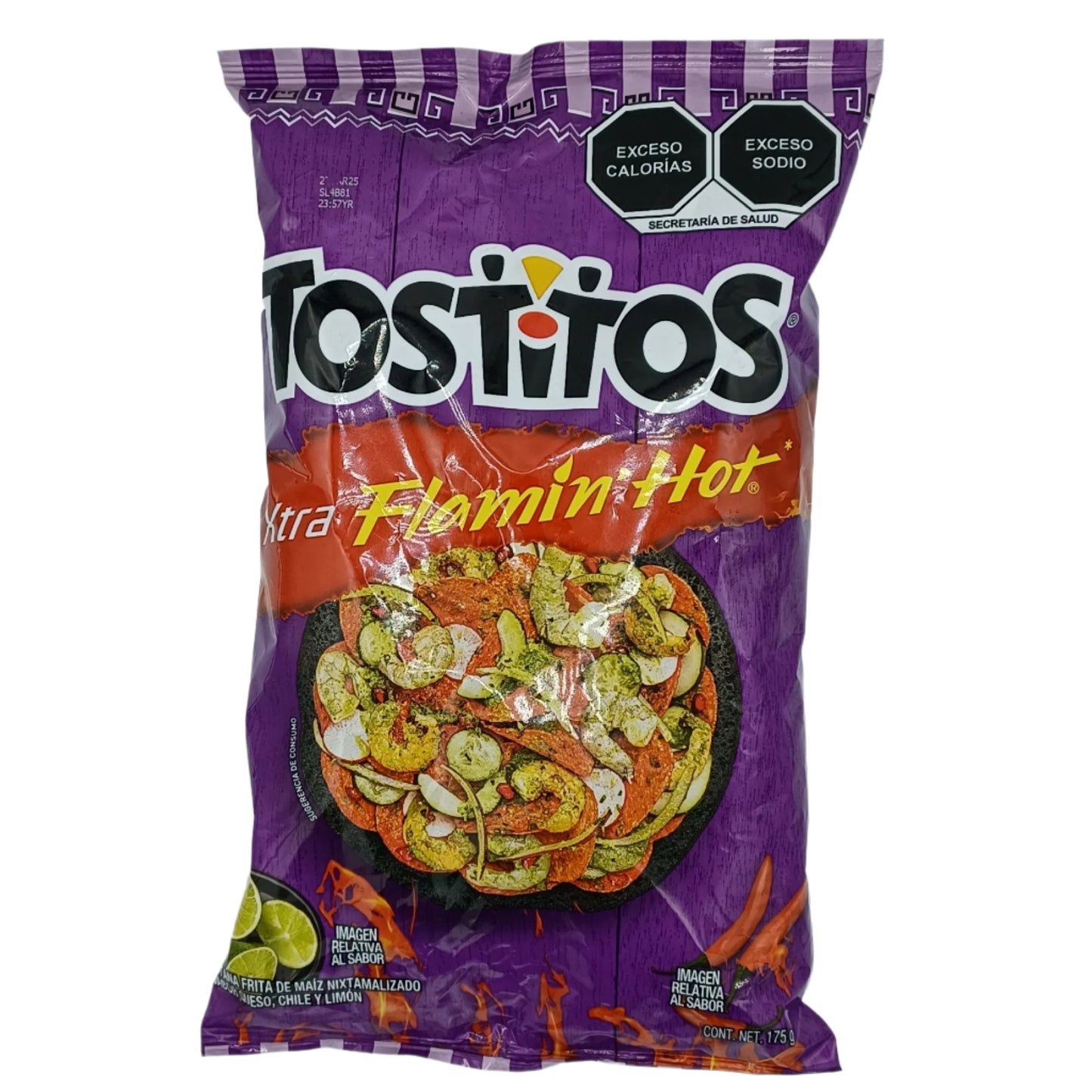Mexican Tostitos Xtra Flamin Hot 1.05oz