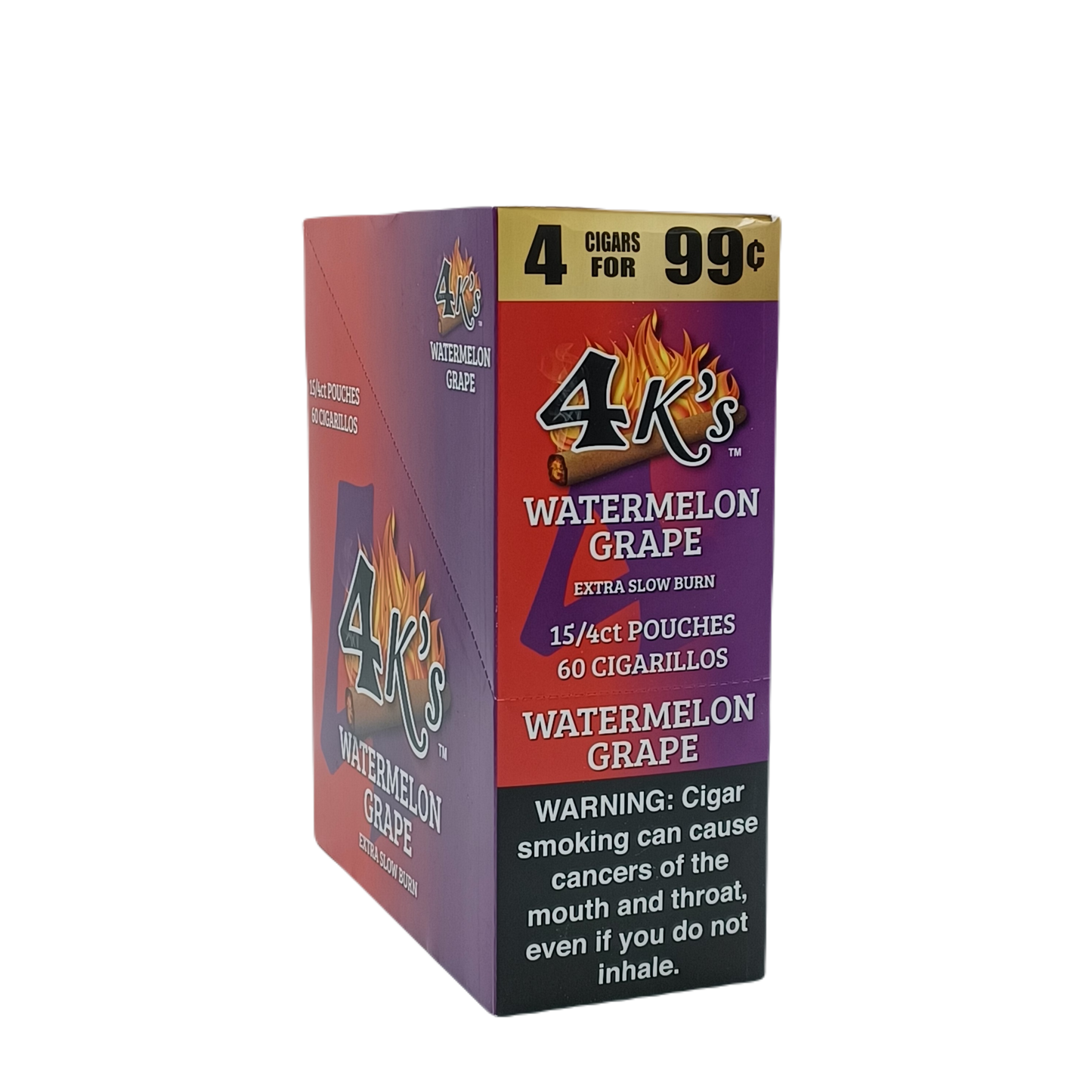 4k's Watermelon Grape 4/.99c 15/4pk