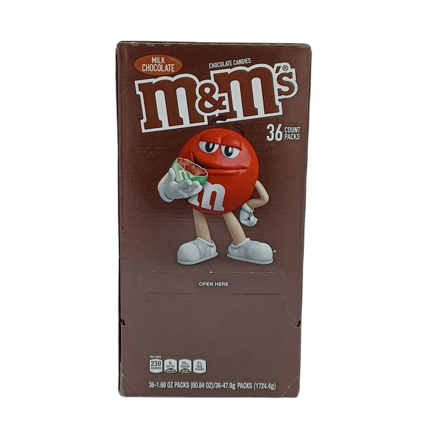 M&M's Milk Chocolate 1.69oz/36ct