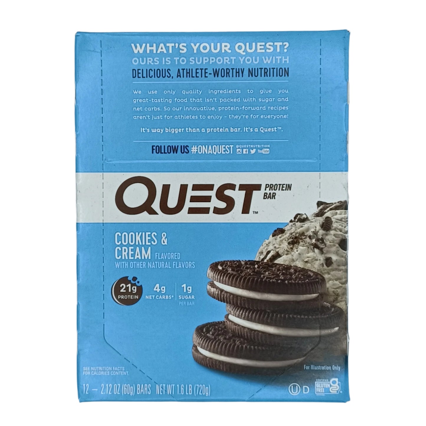 Quest Cookies & Cream 2.12oz/12ct