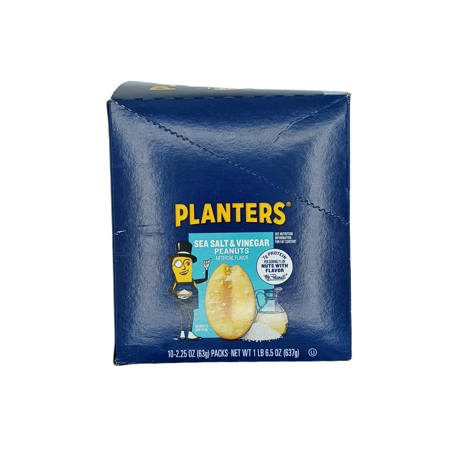 Planters Pnut SeaSalt & Vinegar 2.25oz/10ct