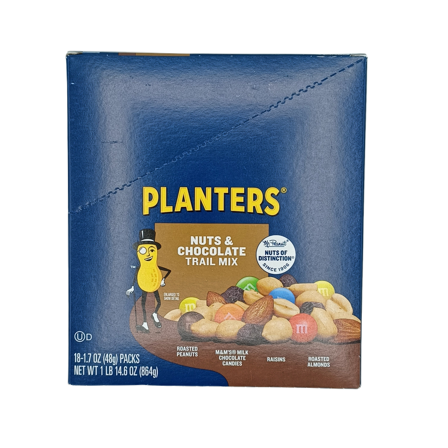 Planters Trial mix Nuts & Choc 1.7oz/18ct