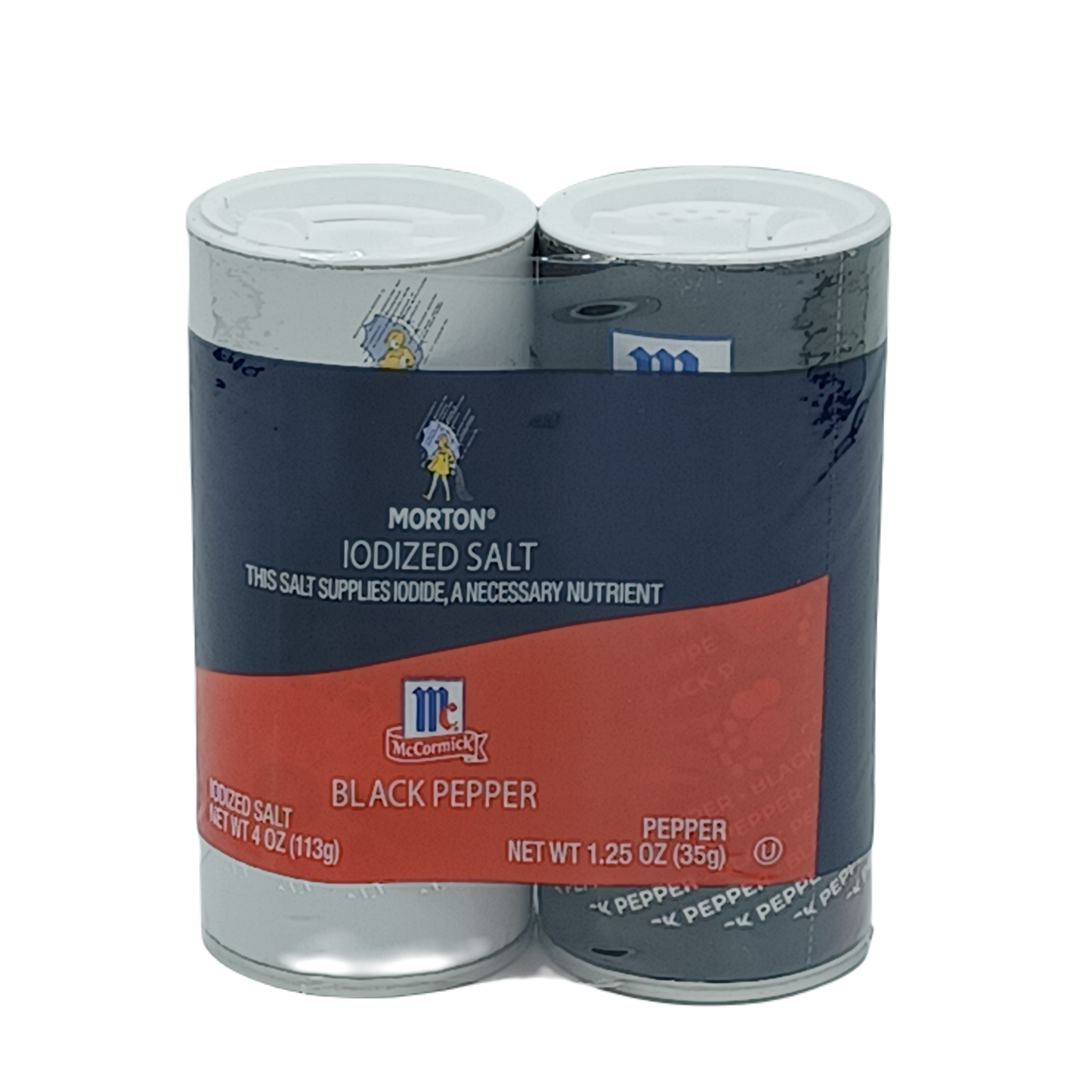 Mortan Salt & Pepper Shaker 4oz Combo