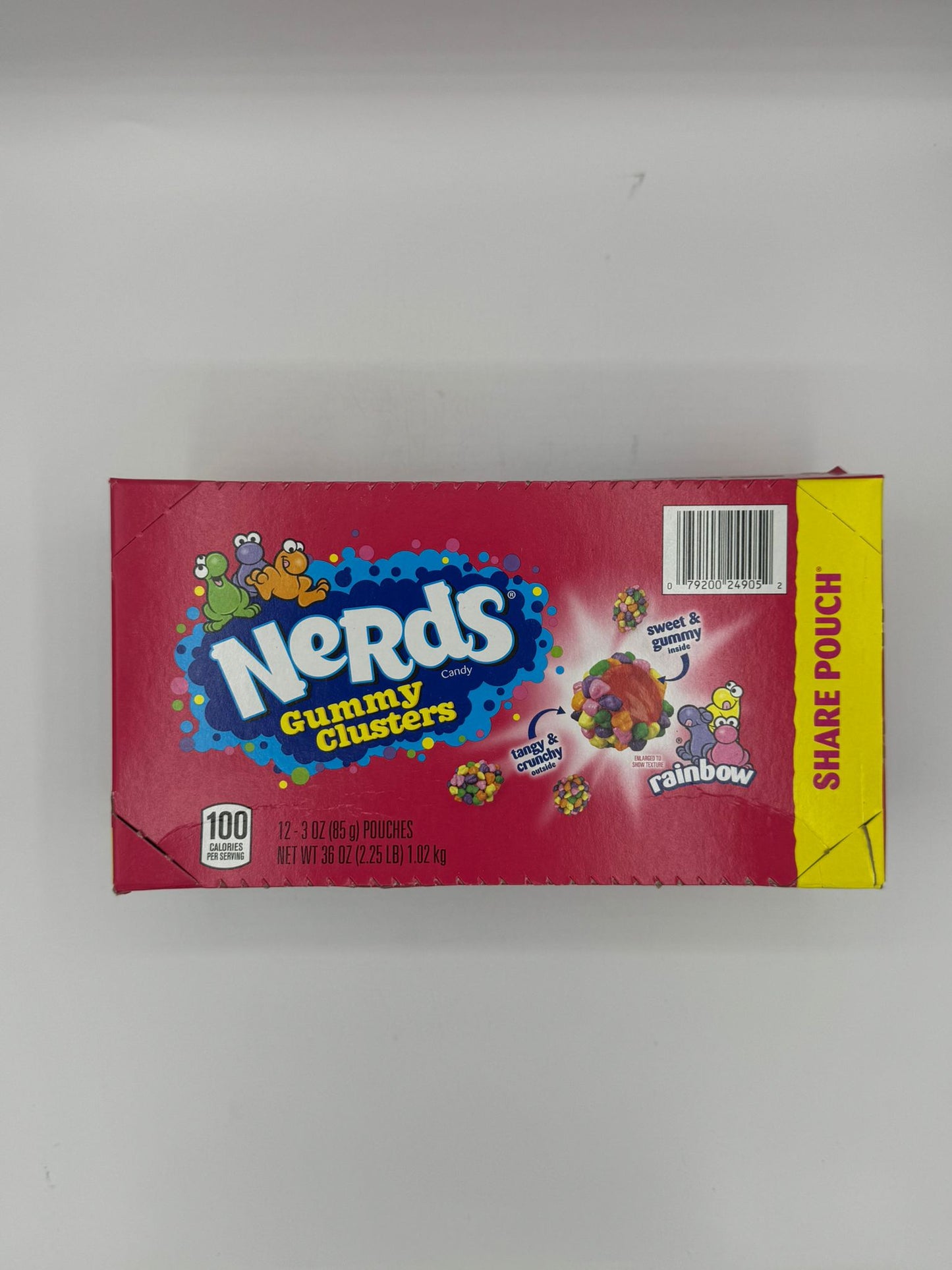 Nerds Gummy Clusters Rainbow 3oz/12ct