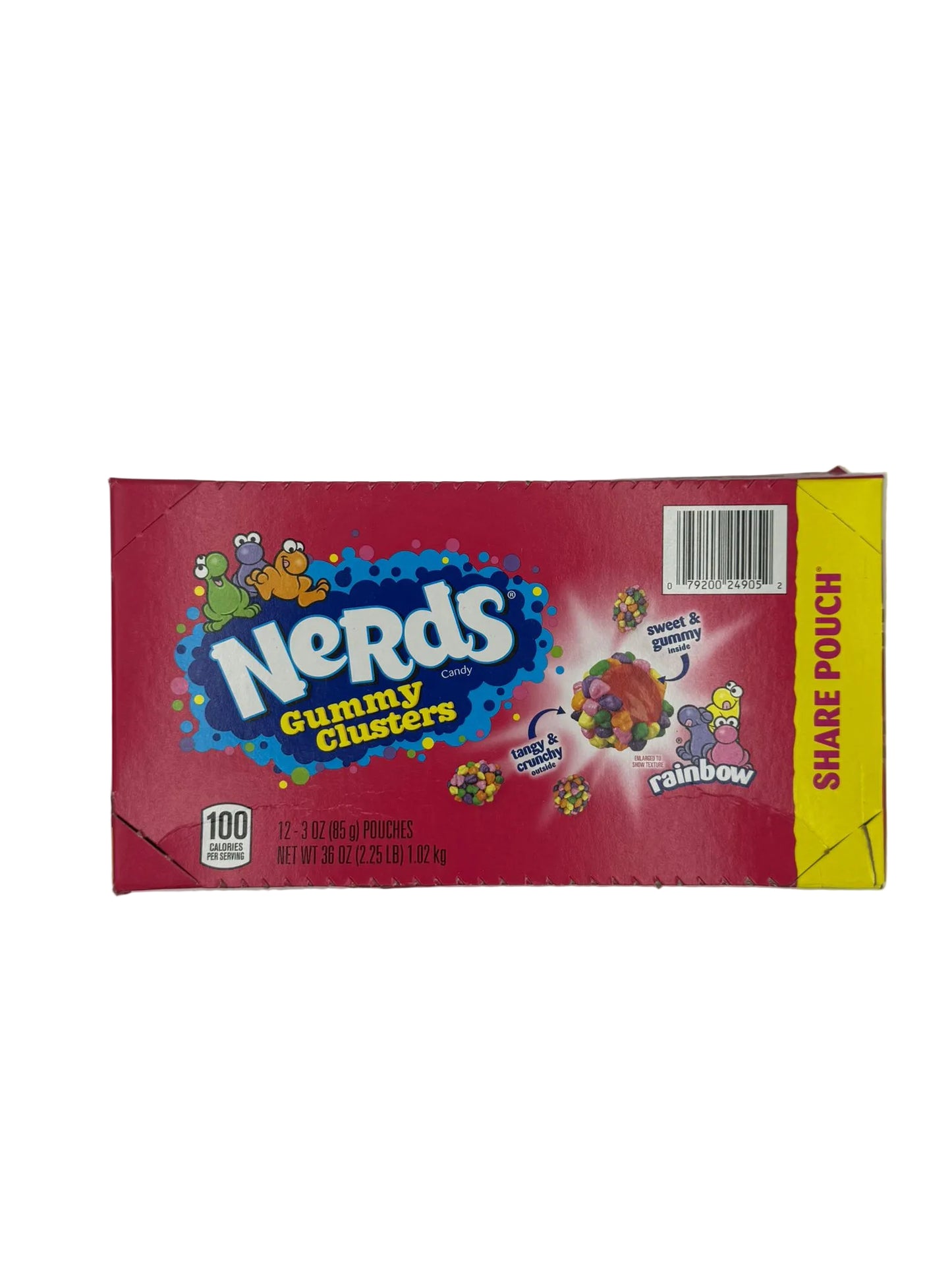 Nerds Gummy Clusters Rainbow 3oz/12ct