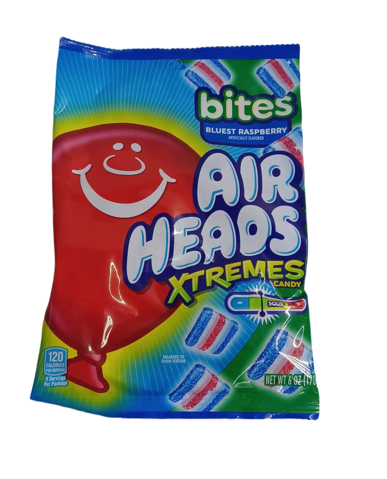 AirHeads Bites Bluest Raspberry 6oz