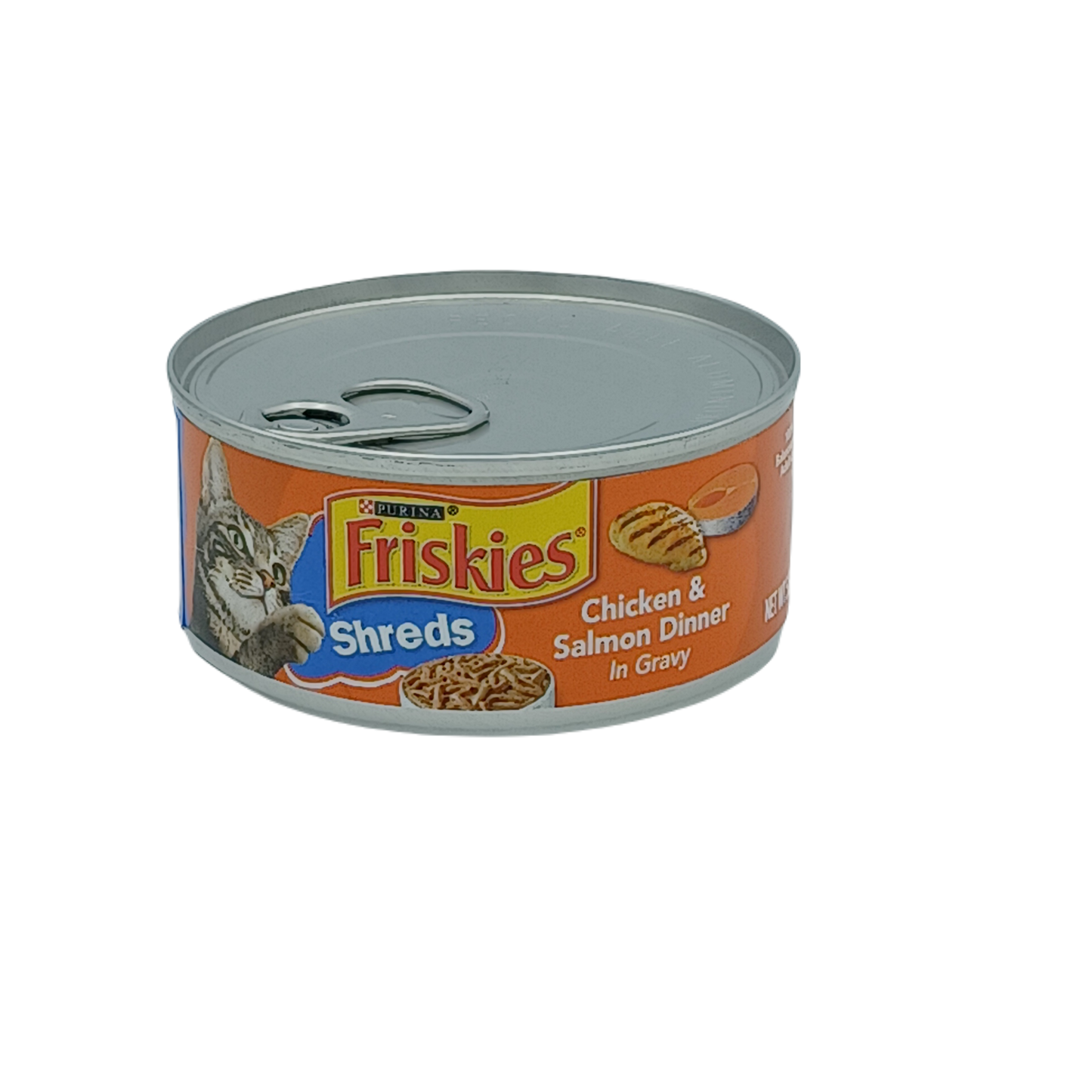 Friskies Shreds Chicken & Salmon 5.5oz Can
