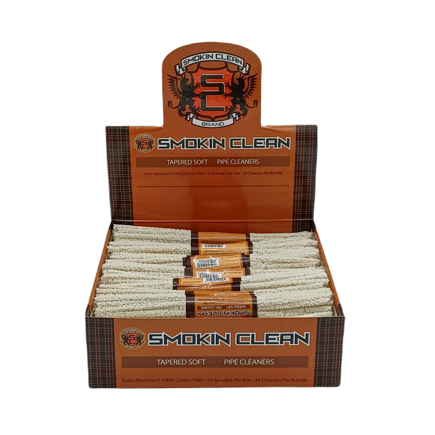 Smokin Clean Cotton Pipe Cleaners 24pk/24ct