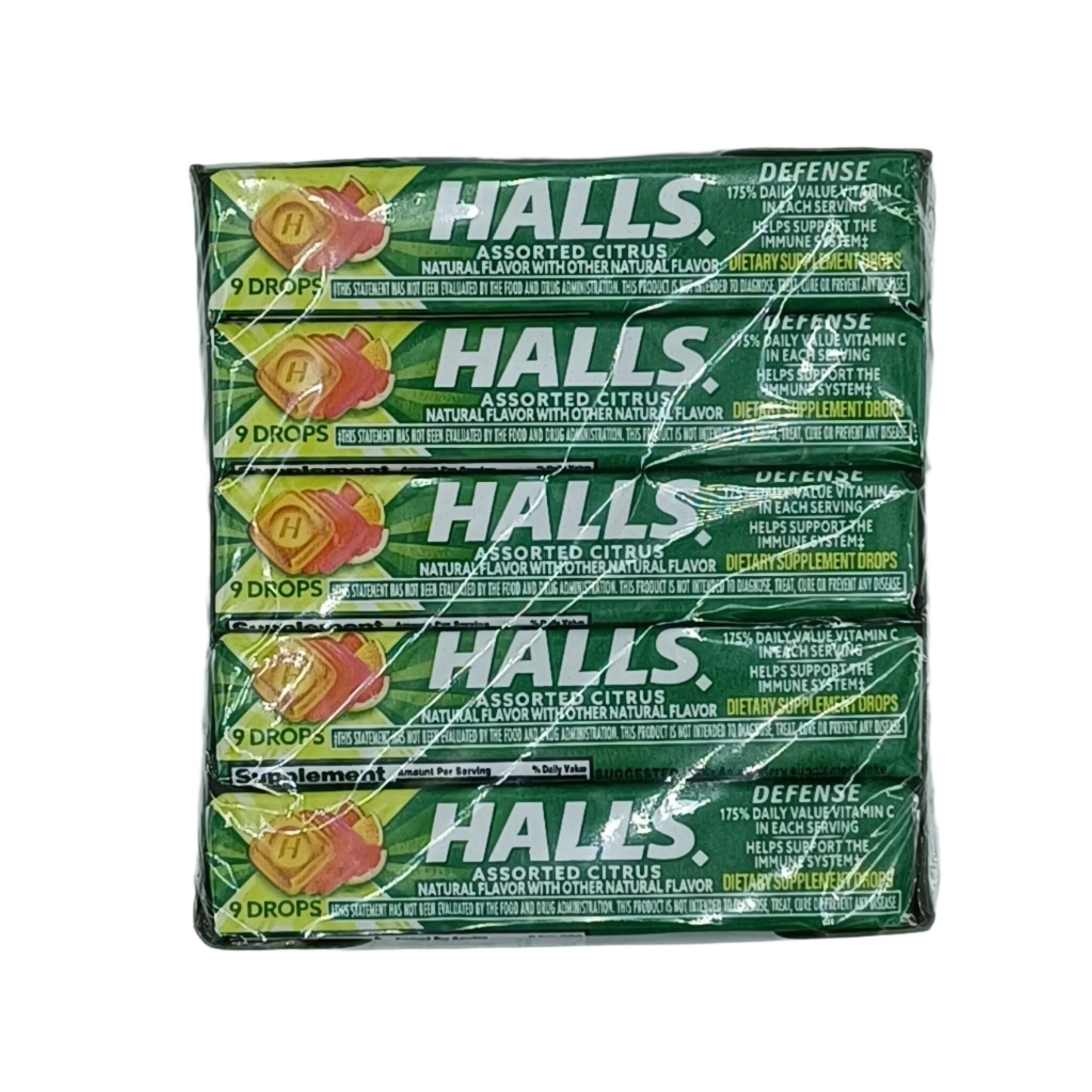 Halls Ast Citrus 9/20ct