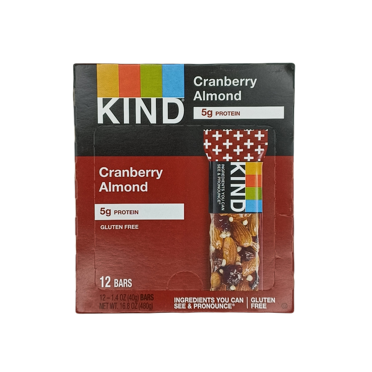 Kind Cranbry Almond 1.4oz/12ct