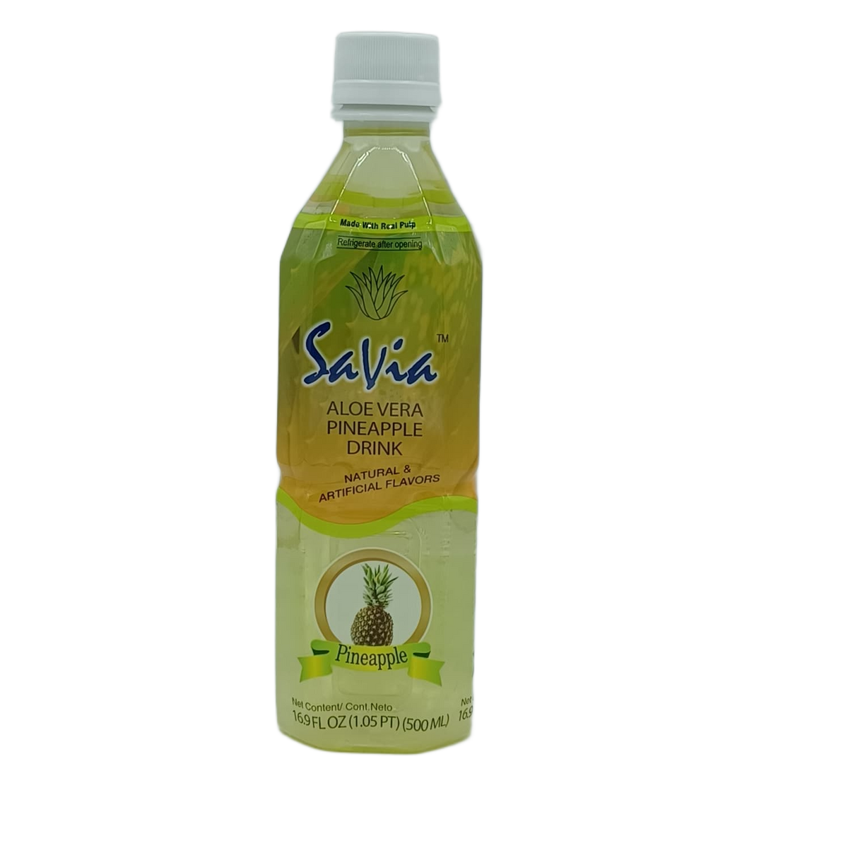 Savia Aloe Pineapple 16.9oz/12ct