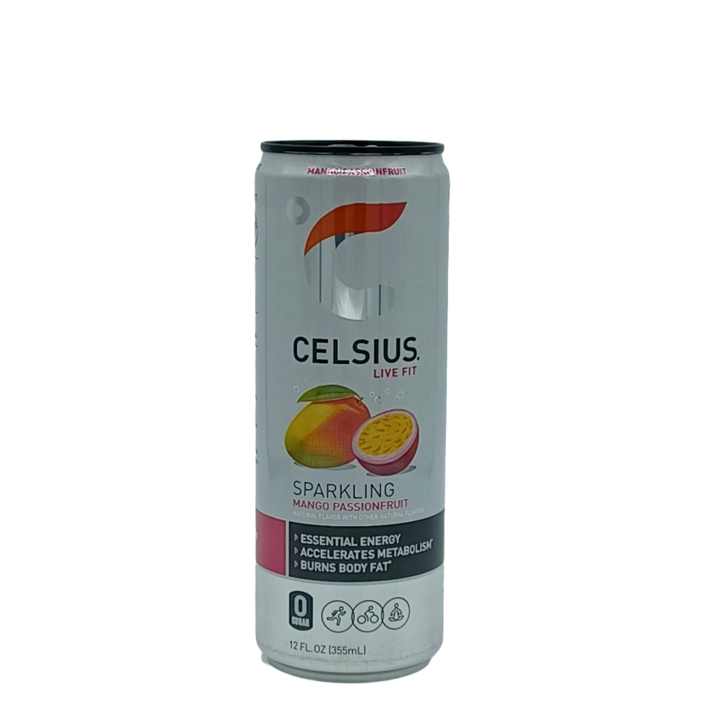 Celsius Sparkling Mango Passion Fruit 12oz/12ct