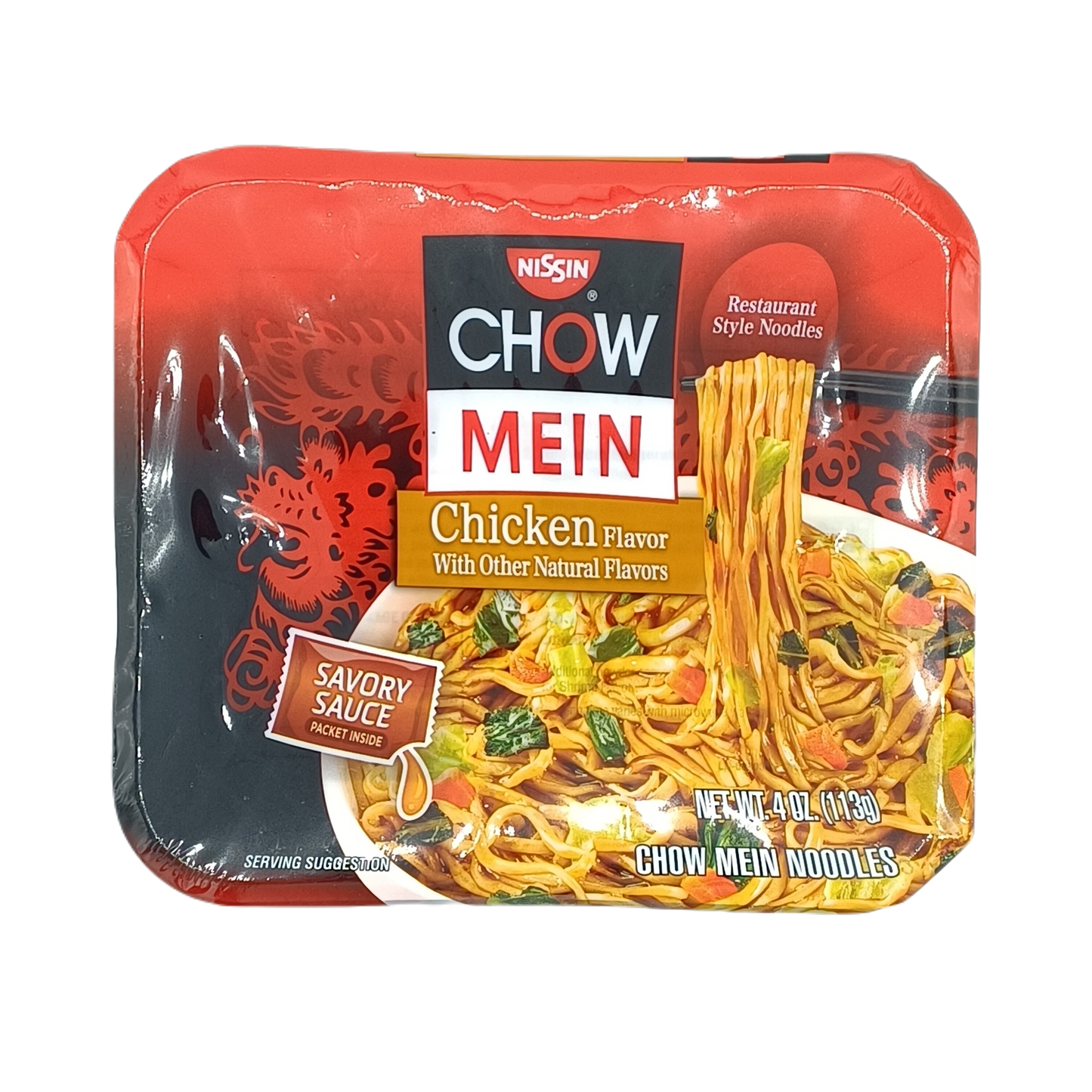 Nissin Chow Mein Chicken 4oz/8ct
