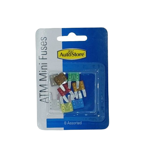 Lil Auto Store ATM Mini Fuses Assorted 8ct