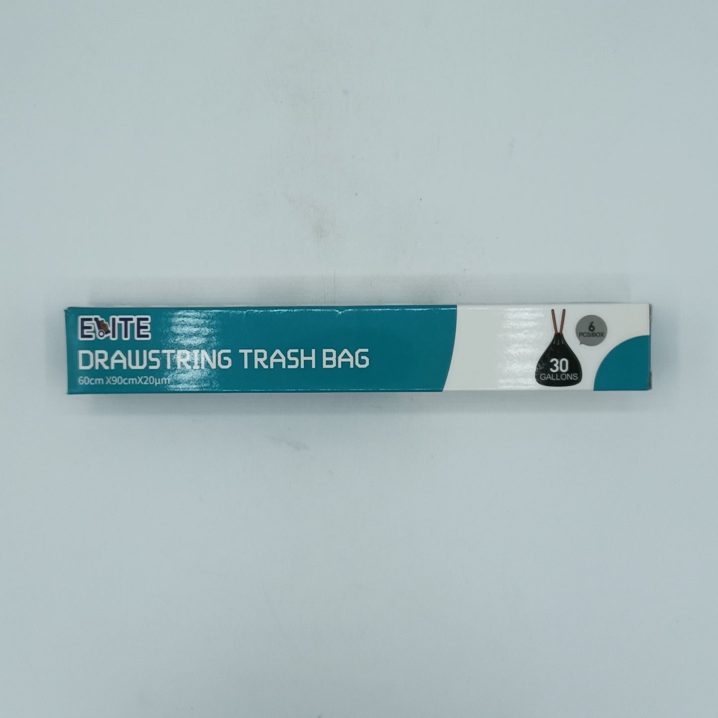 Elite Drawstring Trash Bag 30gal/6ct