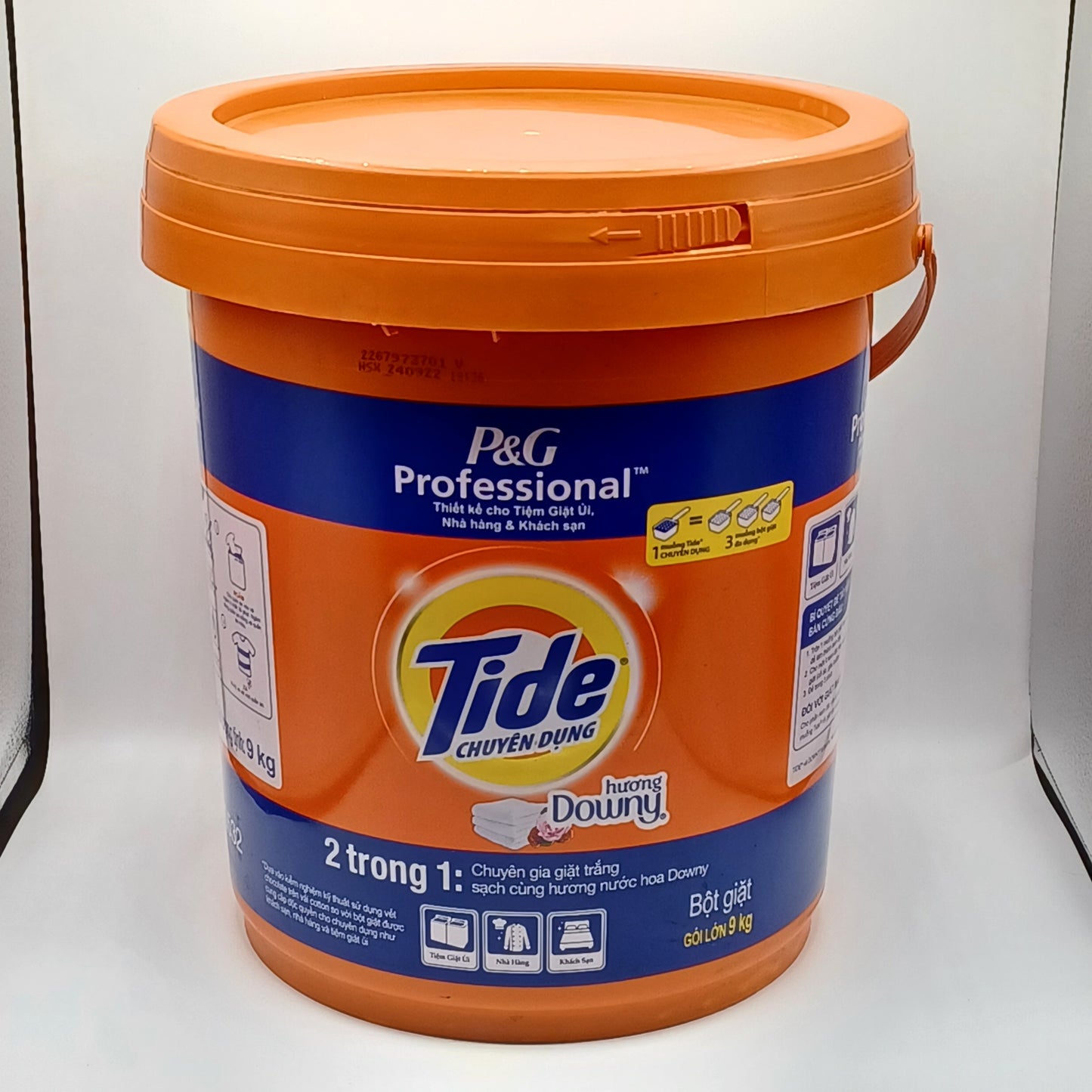 Tide with Downy Powder Bucket 9Kg