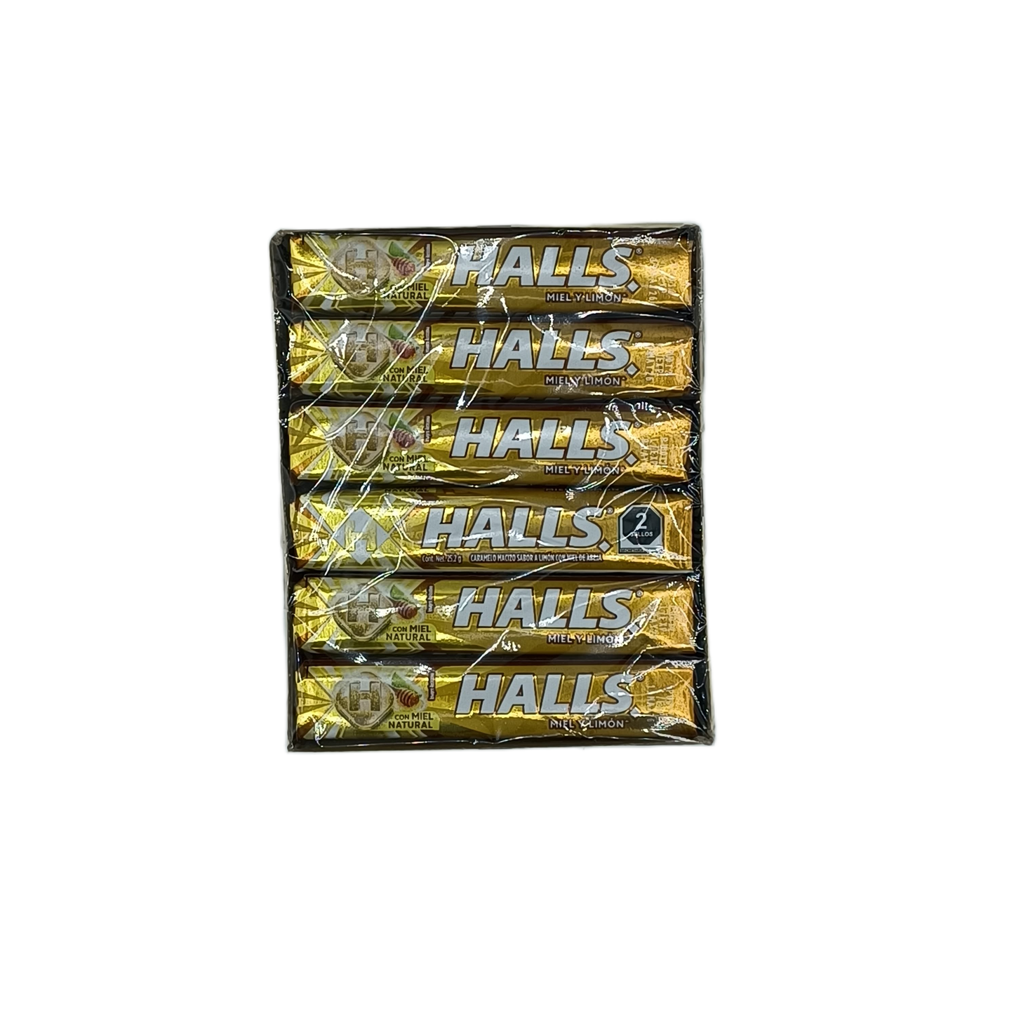 Halls Limon Y Miel/ Lemon Honey 12ct Mexican