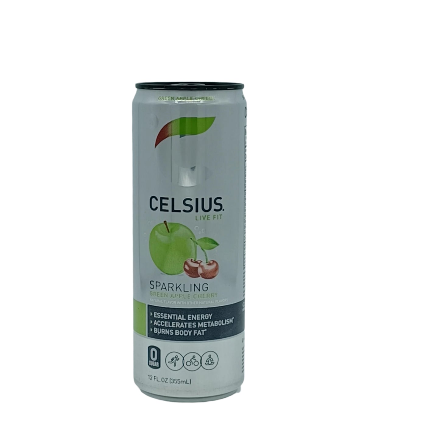 Celsius Sparkling Green Apple Cherry 12oz/12ct
